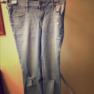 Old Navy Rockstar Skinny Jeans, Light Blue, Size 2